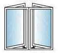2 Lite Casement Window