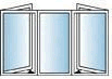 3 Lite Casement Window